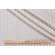 Woven Sateen Jacquard Stripe Drapery Fabric in Cream