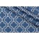 Fretwork Woven Polyester Outdoor Fabric in Blue