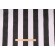 Premier Prints Vertical Stripe Printed Cotton Drapery Fabric in Black/White