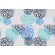Premier Prints Blooms Printed Polyester Outdoor Fabric in Blue Vista