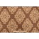 Sample of Thibaut Montgomery F96015 Printed Drapery Fabric in Brown 