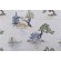 Sample of Trevi Fabrics Sampan Embroidered Poly Cotton Decorator Fabric in River 