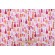 Sample of Premier Prints Artist-Slub Canvas Printed Cotton Drapery Fabric in Flamingo 