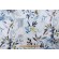 Trevi Fabrics Sprigs Printed Cotton Drapery Fabric in Blue Wave 