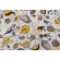 Sample of Robert Allen Magnus Printed Drapery Fabric in Citrine 