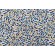 Sample of Robert Allen Many Petals Printed Drapery Fabric in Turquoise 