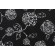 Magnolia Home Melbourne Printed Polyester Outdoor Fabric in Black 