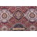 Sample of Duralee Abbotsford Printed Drapery Fabric in Red and Blue 