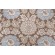 Sample of Thibaut Shima AF2588 Printed Drapery Fabric in Tan and Brown 