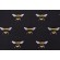 TFA Busy Bee Embroidered Cotton Decorator Fabric in Charcoal 
