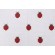 TFA Lady Luck Ladybug Embroidered Cotton Decorator Fabric in Wild Rose 