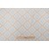 Sample of Thibaut Carole F99189 Printed Linen Blend Drapery Fabric in Beige and Aqua 