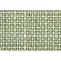 Lacefield Cross-Chatham White Printed Cotton Blend Drapery Fabric in Emerald