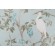Sample of Covington Heron Printed Cotton Drapery Fabric in 545-Mineral 