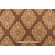 Thibaut Montgomery F96015 Printed Linen Blend Drapery Fabric in Brown