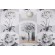 P Kaufmann Le Printemps Printed Cotton Drapery Fabric in Orchid 
