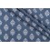 PK Lifestyles Floral Sprig Embroidery Decorator Fabric in Indigo