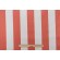 Functional Fabrics Cabana Stripe Woven Latex-Backed High UV Polyester Outdoor Fabric in Coral 