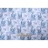 Click for 0.75 Yards Stof France Colisa Printed Cotton Twill Drapery Fabric in Bleu Stof France Colisa Printed Cotton Twill Drapery Fabric in Bleu