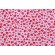 Timeless Treasures Red Hearts All Over Chalkboard Printed Cotton Craft Fabric in Red 