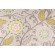 HGTV Home Urban Blossoms Printed Cotton Drapery Fabric in Platinum