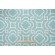 Richloom Carmody Printed Cotton Drapery Fabric in Turquoise