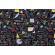 Timeless Treasures Mathematics Printed Cotton Craft Fabric in Black 