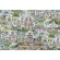 Hamilton Yakata Printed Cotton Drapery Fabric in Ivory 