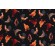 Timeless Treasures Spring Chicken - Tossed Roosters And Hens Printed Cotton Craft Fabric in Black 