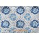 PK Lifestyles Soumak Suzani Printed Cotton Drapery Fabric in Lapis