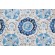 PK Lifestyles Soumak Suzani Printed Cotton Drapery Fabric in Lapis