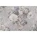 Waverly Ballad Bouquet Printed Linen Blend Drapery Fabric in Platinum