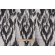 Ikat Woven Solution Dyed Acrylic Outdoor Fabric in Onyx