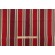 Richloom Stripe Printed Polyester Outdoor Fabric in Maroon