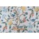 Sample of Lacefield Birds Of Paradise Printed Cotton Drapery Fabric in Canary 