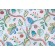 P Kaufmann Aurora Vine Printed Cotton Drapery Fabric in Primary 