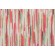 PK Lifestyles All Lined Up Printed Polyester Outdoor Fabric in Coral