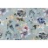 Hamilton Belladonna Printed Cotton Drapery Fabric in Mist 