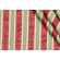 Scalamandre Recamier Woven Decorator Fabric in Green/Red/Beige