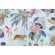 Sample of Tommy Bahama Heavenly Kingdom Printed Cotton Drapery Fabric in Aegean 