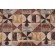 PK Lifestyles Take Form Printed Cotton Blend Drapery Fabric in Espresso 