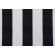 Bryant Fabrics Awning Stripe Large Printed Polyester Outdoor Fabric in Chalk Black
