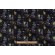 Fabrics Of SoHo Wine Country - Wine Chalkboard Printed Cotton Craft Fabric in Black for Timeless Treasures 