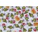 Robert Kaufman How The Grinch Stole Christmas Collection ADED-22567-478 Printed Cotton Craft Fabric in Candy Cane 