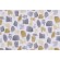 Sample of Covington Lively Printed Cotton Drapery Fabric in 804-Sunglow 