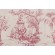 Stof France Galanterie Toile Printed Cotton Drapery Fabric in Vienna Rose 