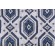 Magnolia Home Kente Printed Cotton Drapery Fabric in Navy
