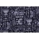 Gail Cadden Hanukkah - Menorah & Happy Hanukkah Text Printed Cotton Craft Fabric in Navy for Timeless Treasures 