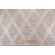 Sample of Thibaut Fusion Trellis W736148 Embroidered Linen Drapery Fabric in Natural 