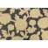 Sample of Thibaut Nikko F916016 Printed Linen Blend Drapery Fabric in Yellow and Grey 